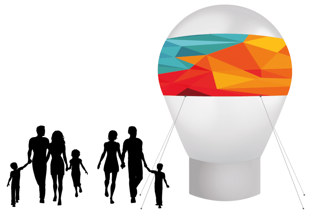 gigantische reclameballon