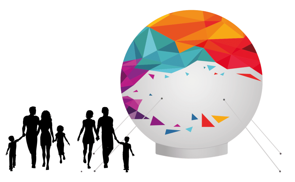 gigantische reclameballon