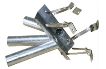 schuine vlaggenhouder