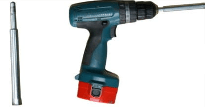 schuine vlaggenhouder