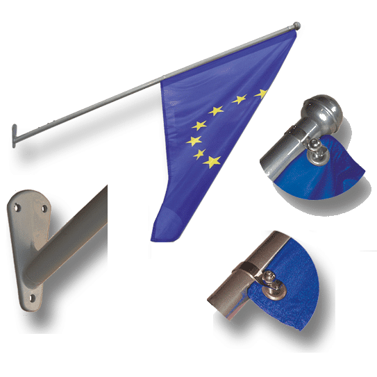 muurbeugel voor vlag