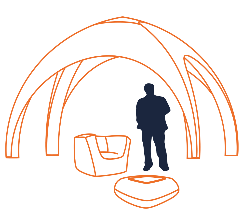 opblaasbare reclametent