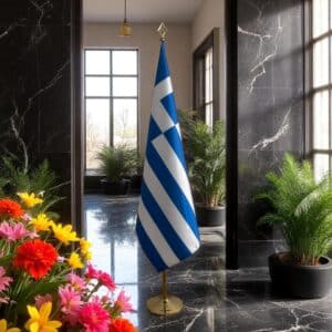 drapeau Grèce pour bureau