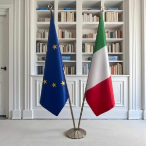 drapeau Italie et UE