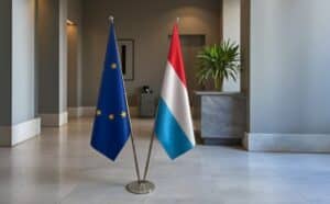 drapeau Luxembourg et UE
