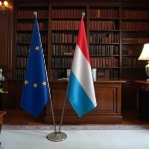 drapeau Luxembourg et UE