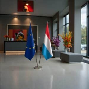 drapeau Luxembourg et UE
