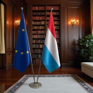 drapeau Luxembourg et UE