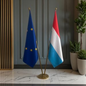 drapeau Luxembourg et UE