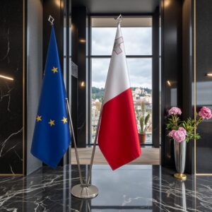 drapeau Malte et EU
