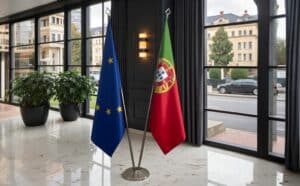 drapeau Portugal et UE