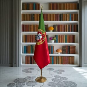 drapeau Portugal avec mat