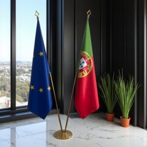 drapeau Portugal et UE