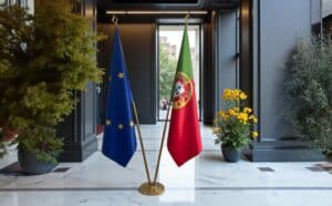 drapeau Portugal et UE