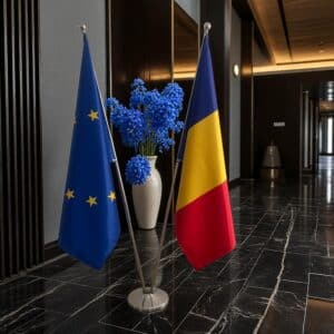 drapeau Roumanie pour bureau