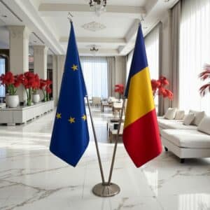 drapeau Roumanie pour bureau