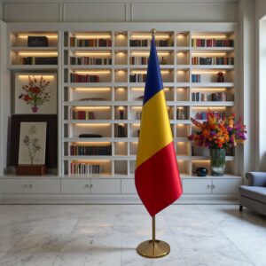 drapeau Roumanie pour bureau