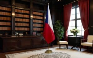 drapeau Tchequie et UE