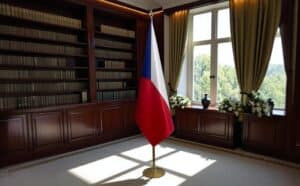 drapeau Tchequie pour bureau