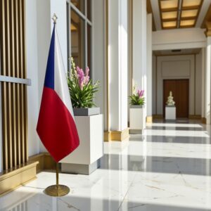 drapeau Tchequie pour bureau