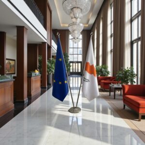 drapeau Chypre et UE