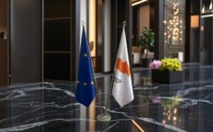 drapeau Chypre et UE