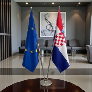 drapeau Croatie et UE
