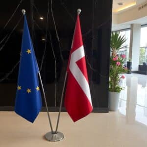 drapeau Danemark et UE
