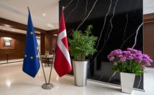 drapeau Danemark et UE