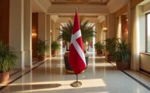 drapeau Danemark et UE