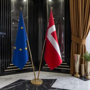 drapeau Danemark et l'UE