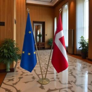 drapeau Danemark et l'UE