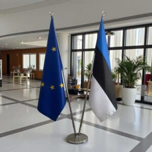 drapeau estonie et UE