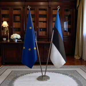 drapeau estonie et UE