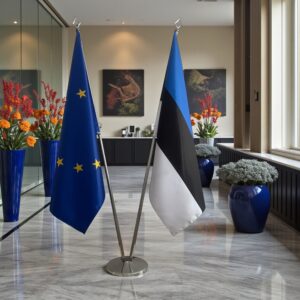 drapeau estonie et UE