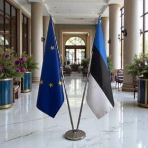 drapeau estonie et UE