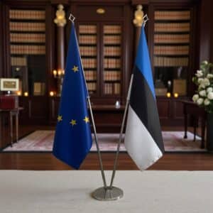 drapeau estonie et UE