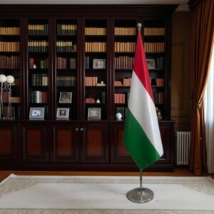 drapeau Hongrie sur hampe