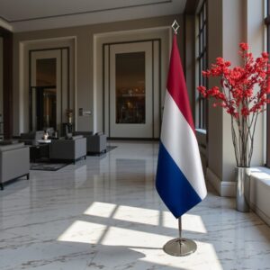 drapeau Pays-Bas sur hampe