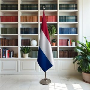 drapeau Pays-Bas sur hampe