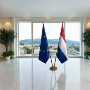 drapeau Pays-Bas et UE