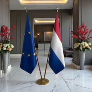 drapeau Pays-Bas et UE