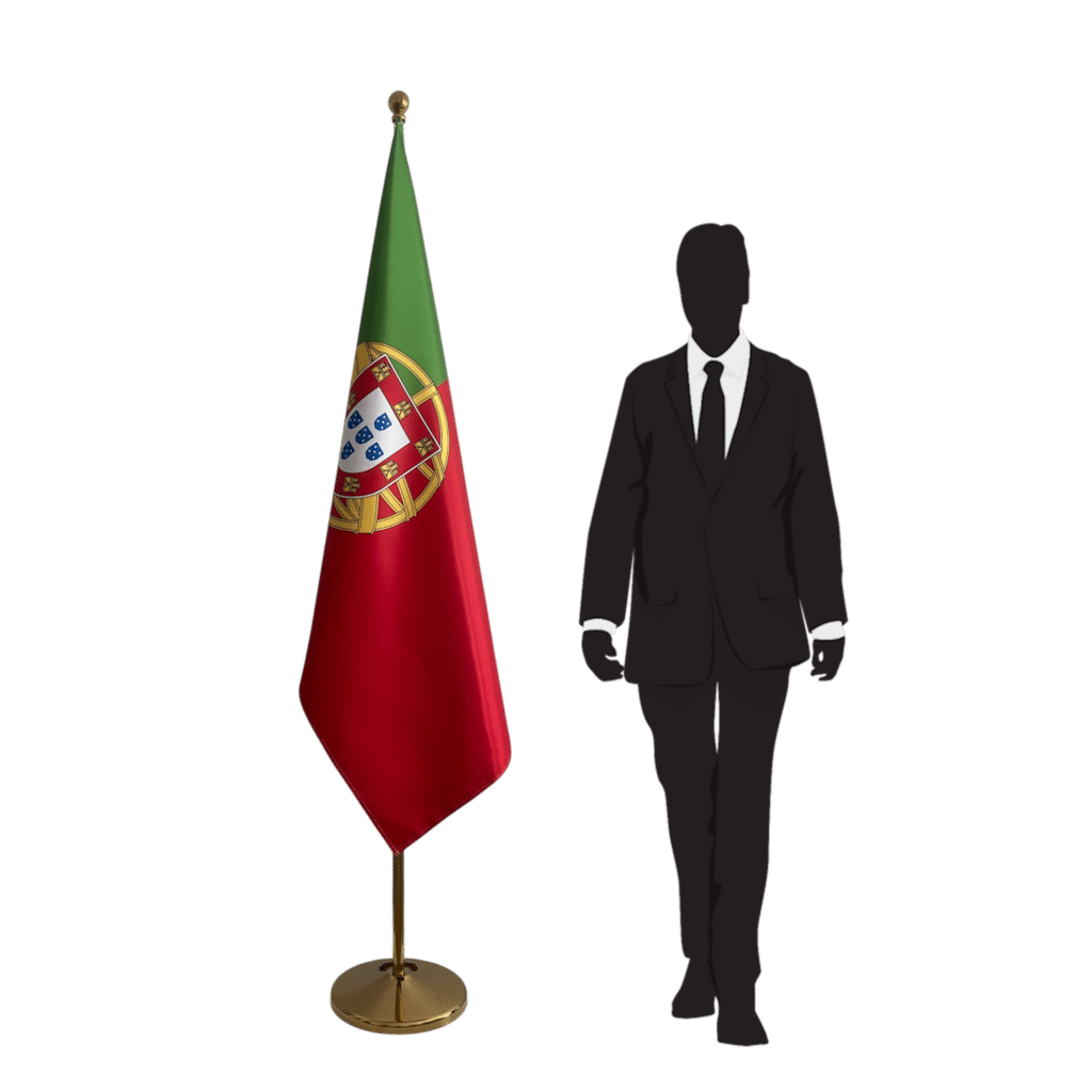 portugese vlag op mast