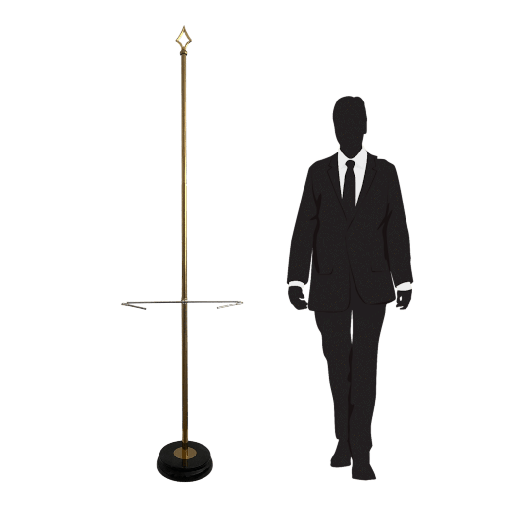 marmeren vlaggenstandaard