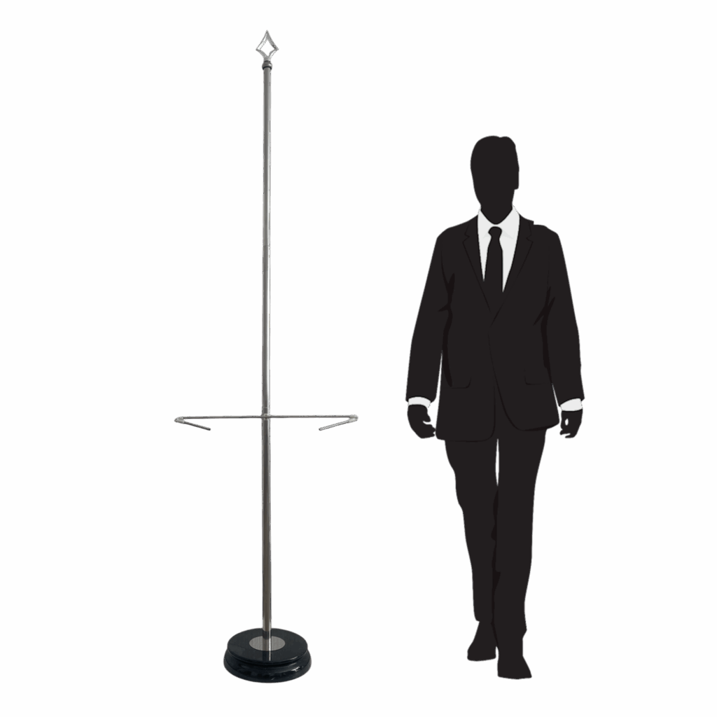 marmeren vlaggenstandaard