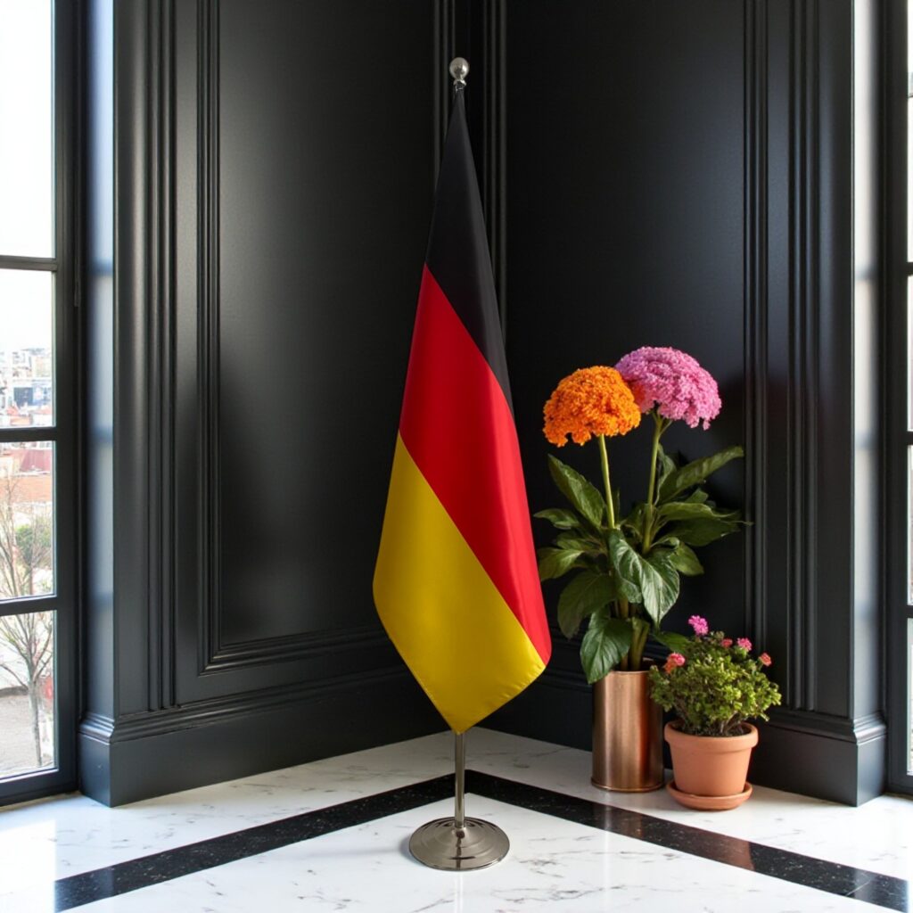 Duitsland Vlag met mat