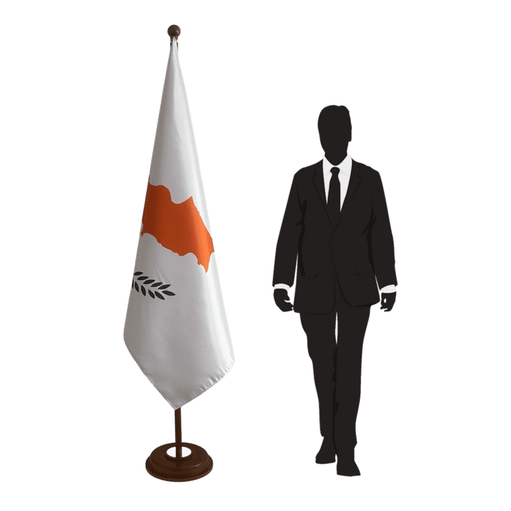 Cyprus vlaggenvoet