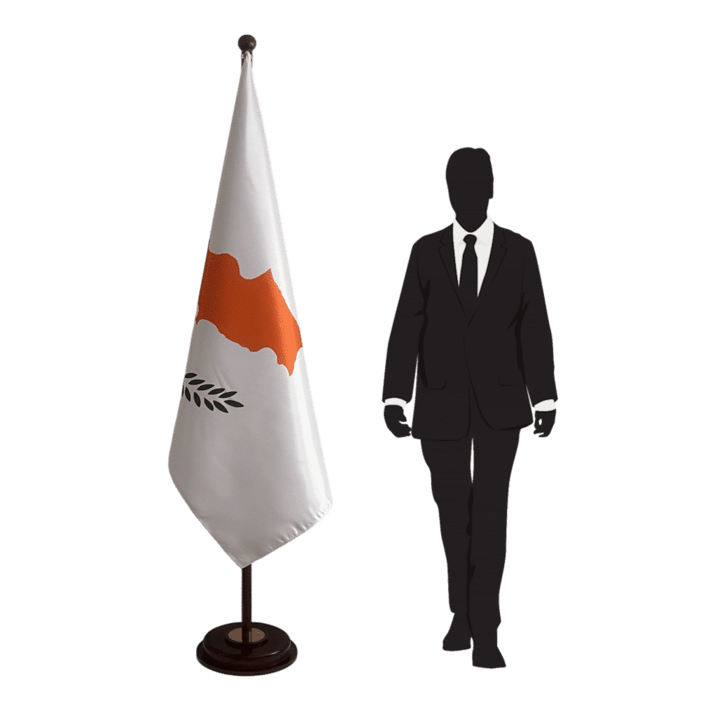 Cyprus vlaggenvoet