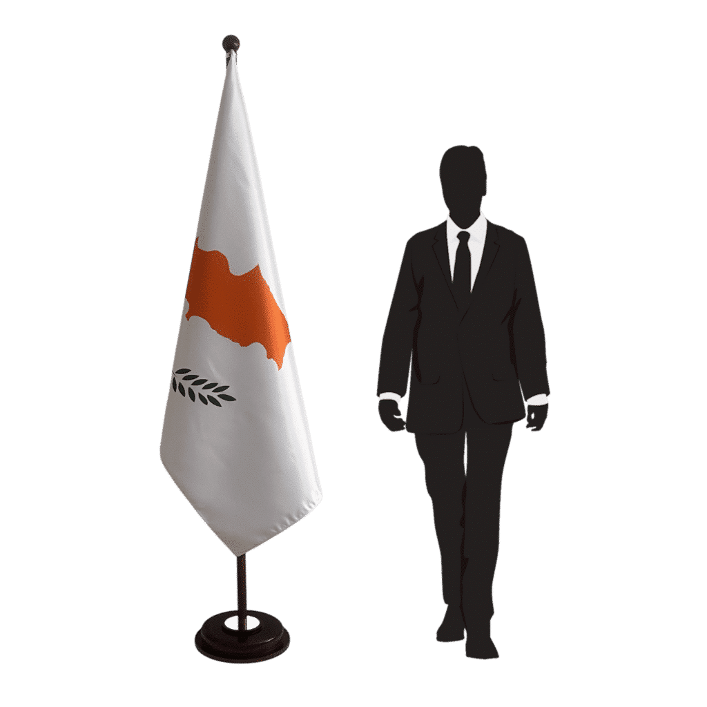 Cyprus vlaggenvoet