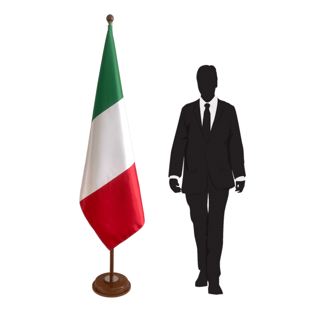 Italië vlaggenvoet